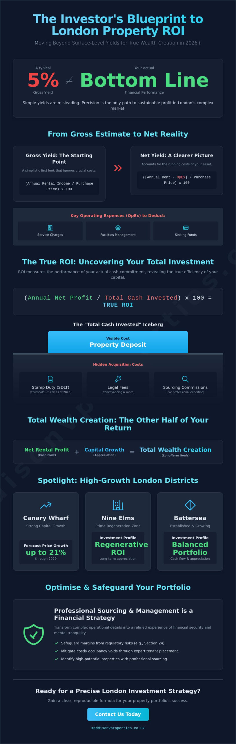 Calculating ROI on Rental Property in the UK: A Sophisticated Investor’s Guide (2026)